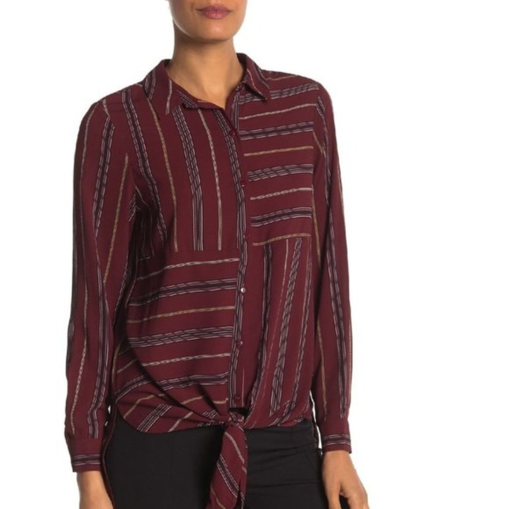 DR2 by Daniel Rainn Button Down Blouse